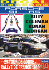 DECAL PORSCHE 911 SC RS B