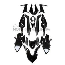 Kit Carene Plastiche 17 Pezzi Yamaha Tmax T-Max T Max 560 2020 2021 Nero Lucide