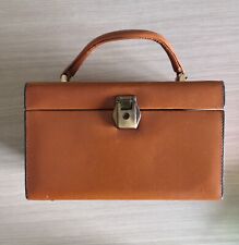 Portagioie bauletto vintage in pelle