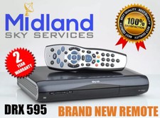 SKY HD BOX AMSTRAD DRX595 ULTIMO DESIGN MINI SCATOLA SLIMLINE + TELECOMANDO