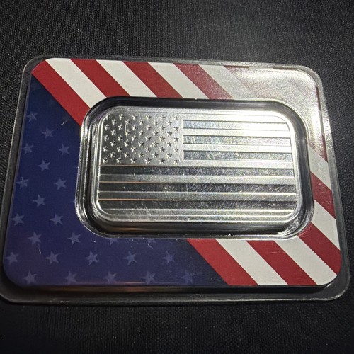 Bandiera americana argento - bandiera,