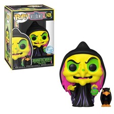 Funko Pop! Disney: Biancaneve - Strega con corvo (BLKLT)(Exc), statuetta in vini