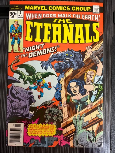 Eternals cover jack kirby - #4,