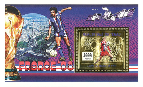 Timbri chad 1996 calcio - timbri,