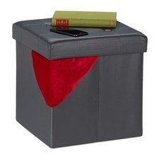 Pouf contenitore quadrato