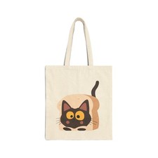 Borsa tote gatto nero in fetta