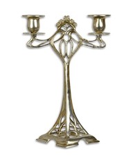 Candelabro in bronzo color