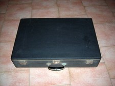 VECCHIA VALIGIA CONTENITORE RIGIDO COLORE NERO