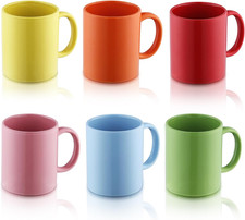 Servizi Da Caffè 6 Pezzi, Tazze Grandi Da 350 Ml per Caffè, Tè E Brulè, Lavabili