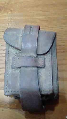 Coppia giberne cuoio marrone - coppia,