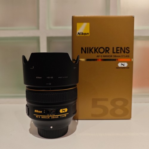 Obiettivo nikon 58mm 4g - obiettivo, f1.4g