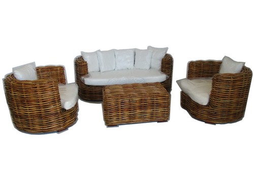 Salotto rattan naturale - cl,