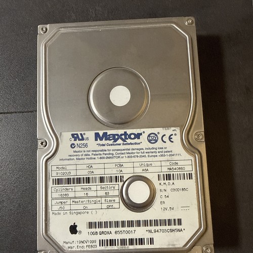 Maxtor hard drive - 10,