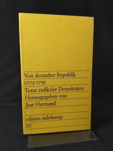 Von deutscher republik - von,