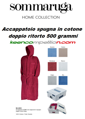 Sommaruga accappatoio uomo - sommaruga,