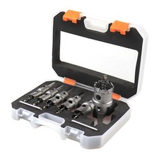 Set taglierina per trapano lavorazione metalli design ingranaggi multidenti