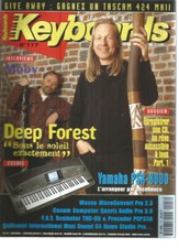 KEYBOARDS N°117 MOBY / PHIL WOINDRICH / DEEP FOREST /YAMAHA PSR-8000 / ENREG. CD
