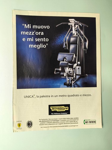 Technogym clipping advertising - technogym,