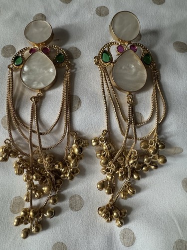 Orecchini jhumka pendenti - orecchini,