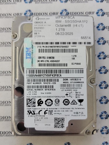 Ibm st1200mm0039 2 - ibm, 1,2