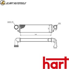 INTERCOOLER 612 718 PER BMW