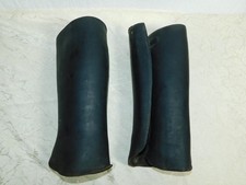 Paio Nero Pelle Ghette