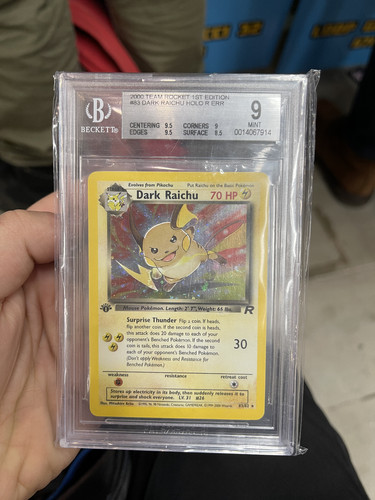 Dark raichu prima edizione ing - prima,