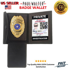 Portafoglio ID Badge Nero