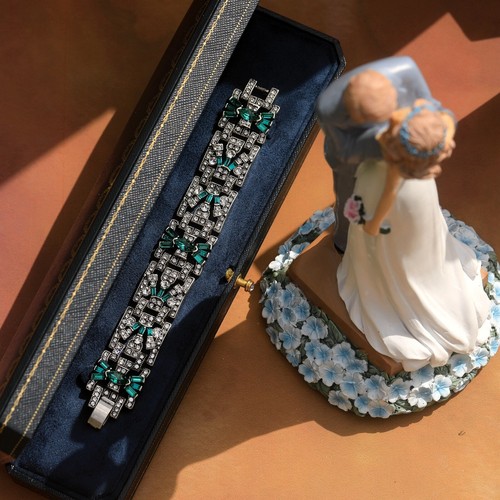 Bracciale argento arte deco - argento,
