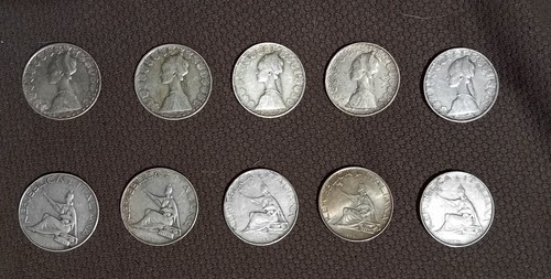 Lotto pezzi 500 lire - di, 10
