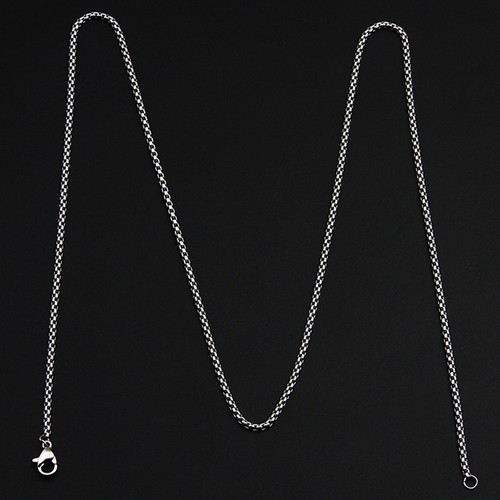 Collana acciaio inox con - ,