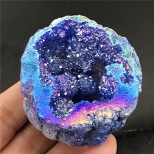 1pz Agata Titanio Geode