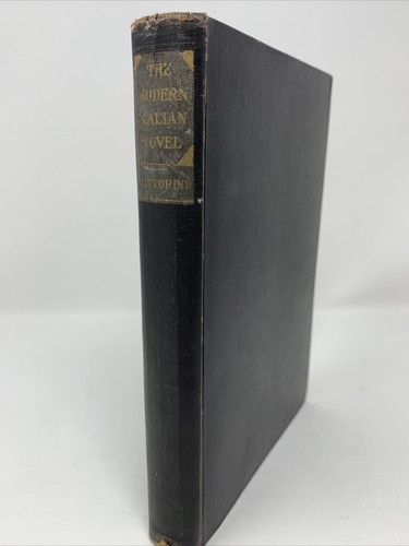 The modern italian novel - italian,