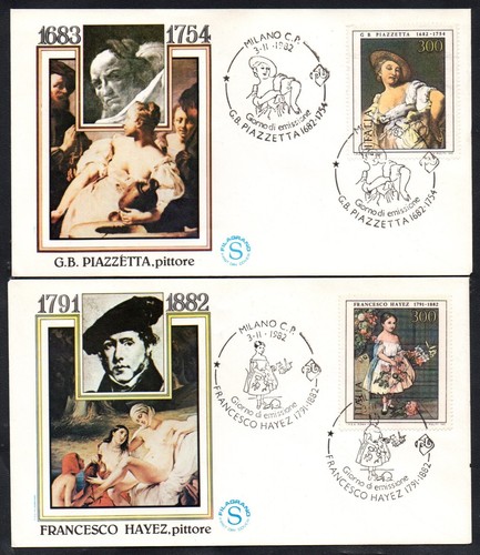 Fdc filagrano 1982 - filagrano, arte