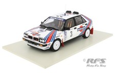 Lancia Delta HF 4WD Olympus Rally 1987 Kankkunen Martini 1:18 Kyosho 8960F
