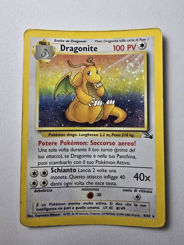 Pokémon dragonite rara holo - pokémon,