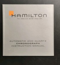 Libretto Istruzioni Orologi Hamilton automatici E Quarzi chrono