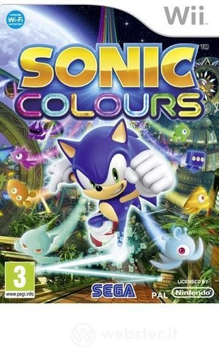 Nintendo wii sonic colours - sonic,