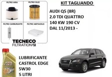 KIT TAGLIANDO FILTRI+ 5LT OLIO