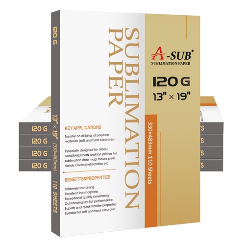 550 fogli carta sublimazione - fogli,