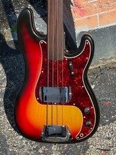 Fender Precision Fretless Bass 1972 il più recente esistente 1 di un genere e come nuovo!