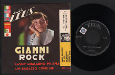 7" GIANNI ROCK (MASSIMO RANIERI) LASSU' QUALCUNO MI AMA + ETICHETTA JUKE BOX
