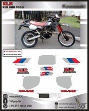 KLR 600 1984 al 1987 ADESIVI
