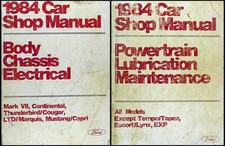 1984 Ford Negozio Manuale Set
