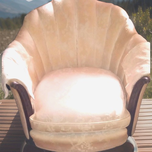 Sedia conchiglia artdeco - a,