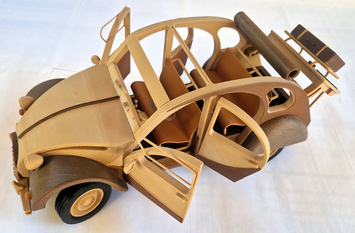 Modellino citroen 2cv - modellino,