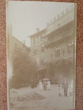 TORINO BORGO MEDIEVALE PRIMI 900 CASA DI MONDOVÌ CARTOLINA FOTOGRAFICA ANIMATA 