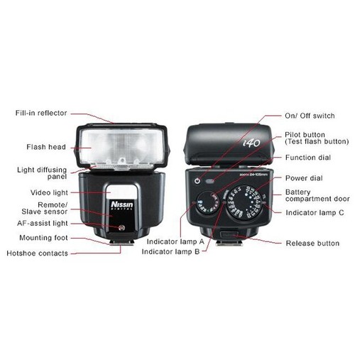 Nissin flash speedlite i40 - speedlite,
