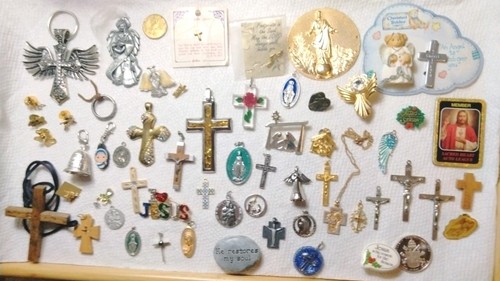 Lotto medaglie religiose
