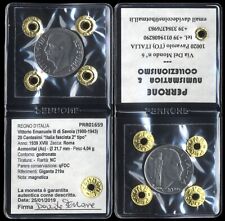 #01659] REGNO ITALIA  VITTORIO EMANUELE III - 20 CENTESIMI 1939 XVIII MAGNE- FDC